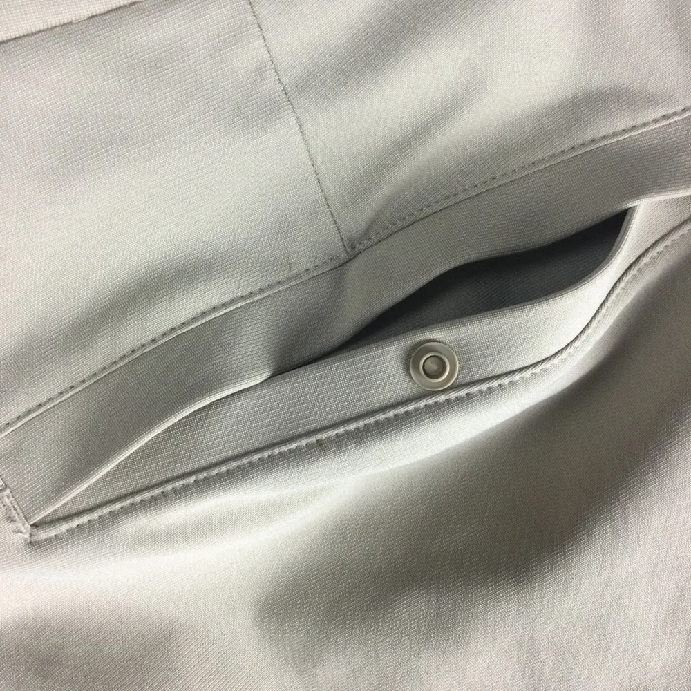 Lululemon ABC Classic Fit 28” Warpstreme Trench Khaki Trouser Size 34